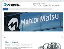 Tablet Screenshot of matcor-matsu.com